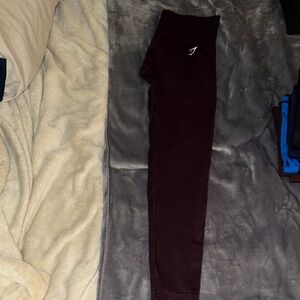 Gymshark Deep Maroon Leggings